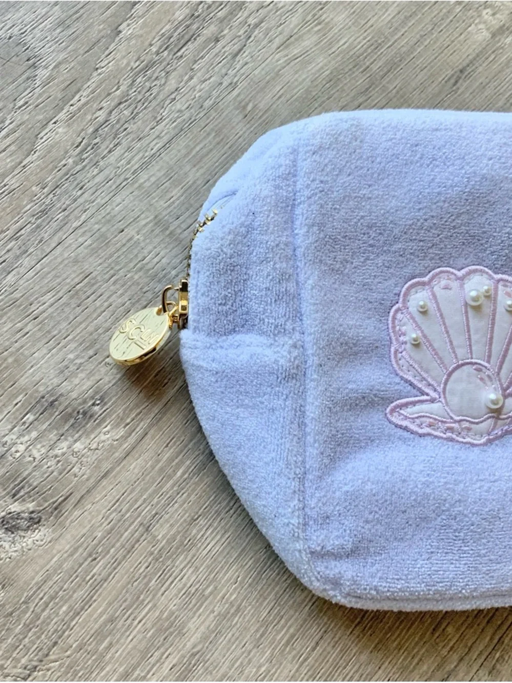 Stoney Clover Lane Terry Cloth Insulated Medium Pouch Bag OS